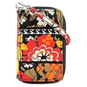 Vera Bradley Carry It All Wristlet in Bittersweet (retired pattern)